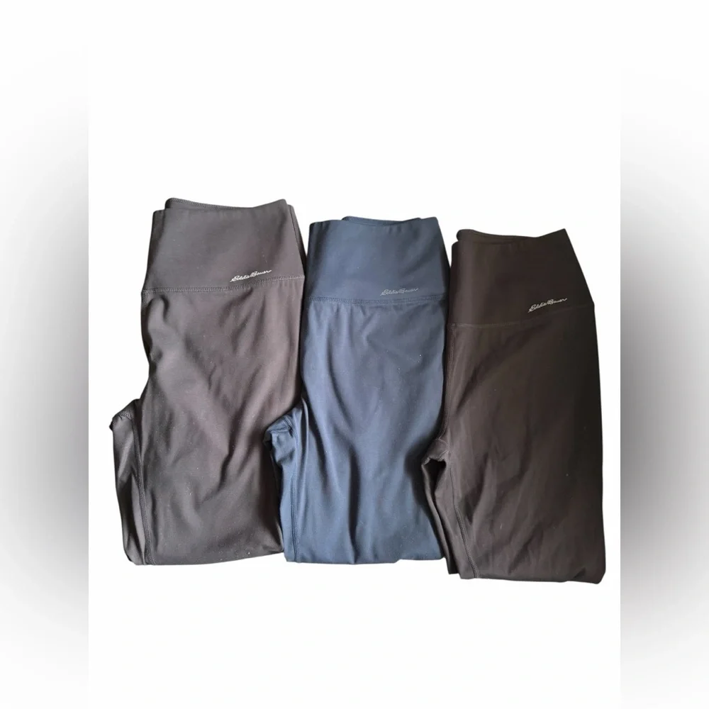 3 PAIRS Eddie Bauer Legging LOT Size L - Picture 6 of 11